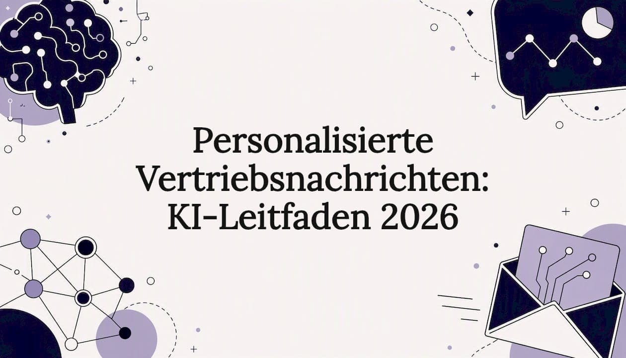 Personalisierte Vertriebsnachrichten: KI-Leitfaden 2026