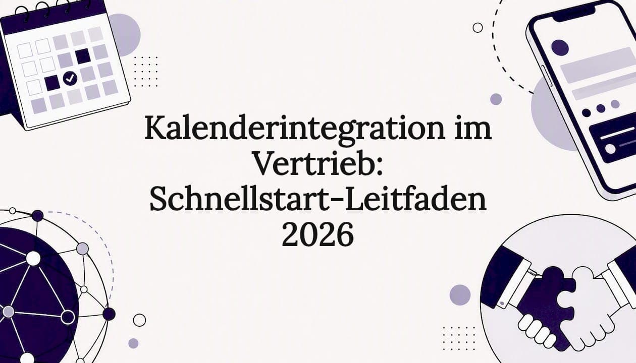 Kalenderintegration im Vertrieb: Schnellstart-Leitfaden 2026