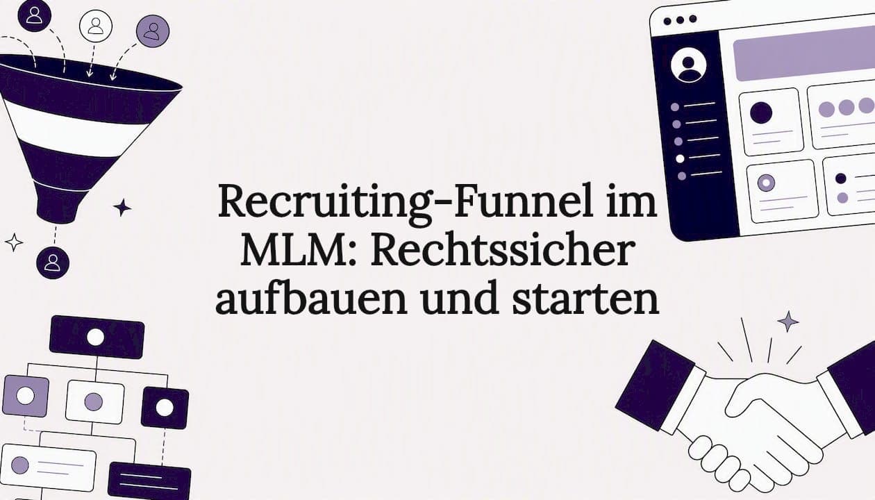 Recruiting-Funnel im MLM: Rechtssicher aufbauen und starten