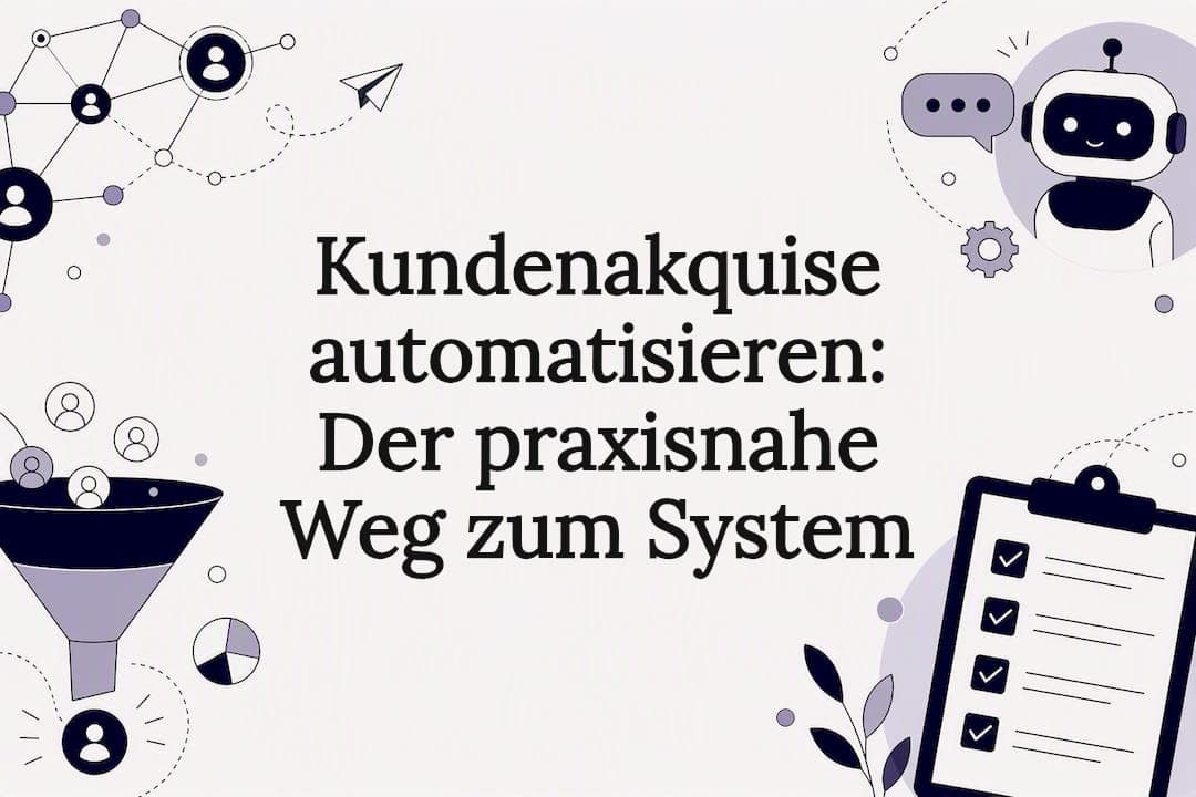 Kundenakquise automatisieren: Der praxisnahe Weg zum System