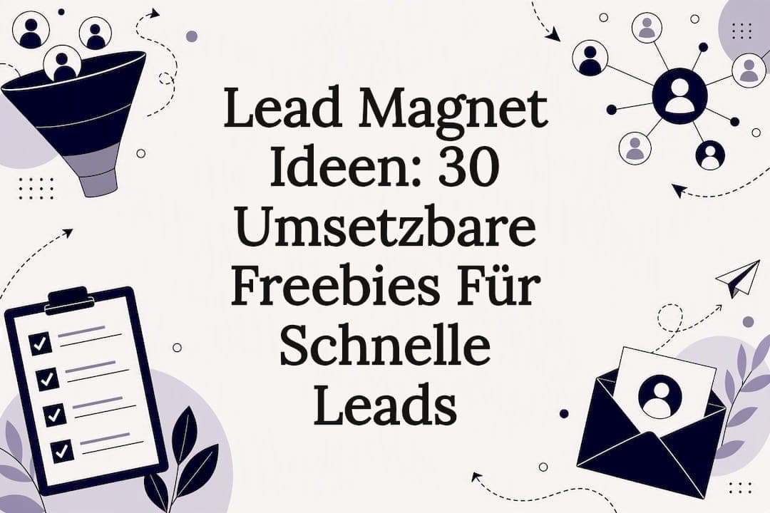 Lead Magnet Ideen: 30 Umsetzbare Freebies Für Schnelle Leads