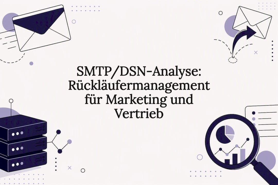 SMTP/DSN‑Analyse: Rückläufermanagement für Marketing und Vertrieb