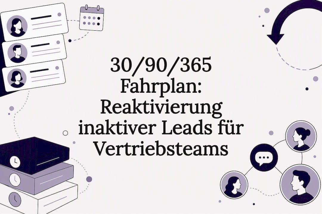 30/90/365 Fahrplan: Reaktivierung inaktiver Leads für Vertriebsteams