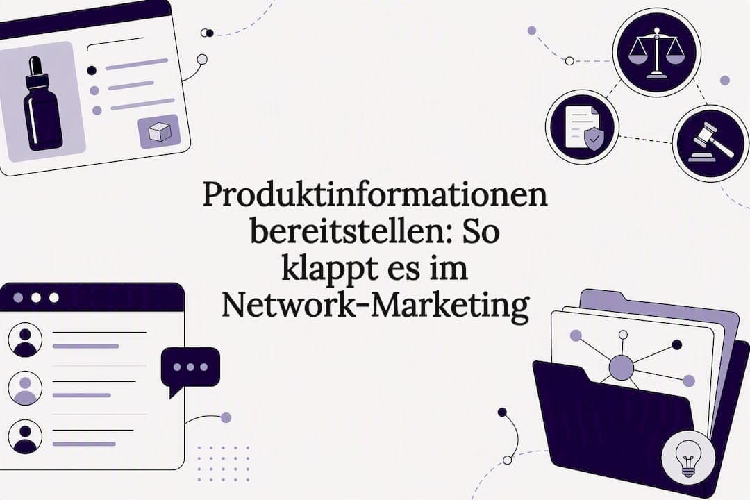 Produktinformationen bereitstellen: So klappt es im Network-Marketing