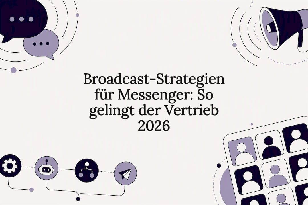 Broadcast-Strategien für Messenger: So gelingt der Vertrieb 2026