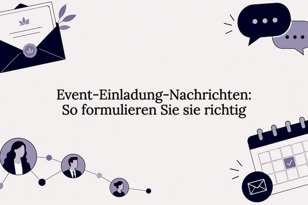 Event-Einladung-Nachrichten: So formulieren Sie sie richtig