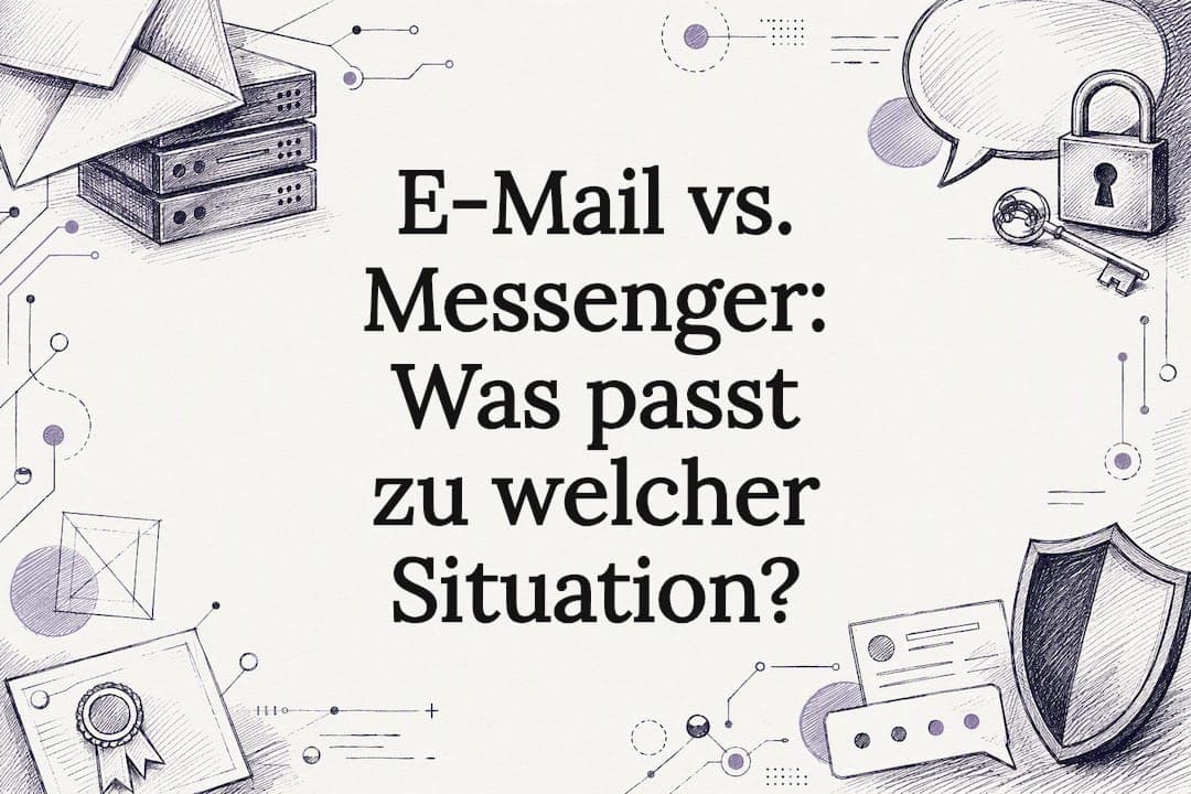 E-Mail vs. Messenger: Was passt zu welcher Situation?