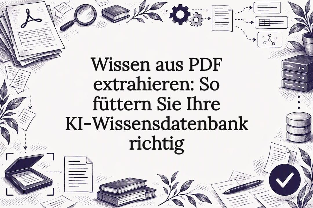 Wissen aus PDF extrahieren: So füttern Sie Ihre KI‑Wissensdatenbank richtig