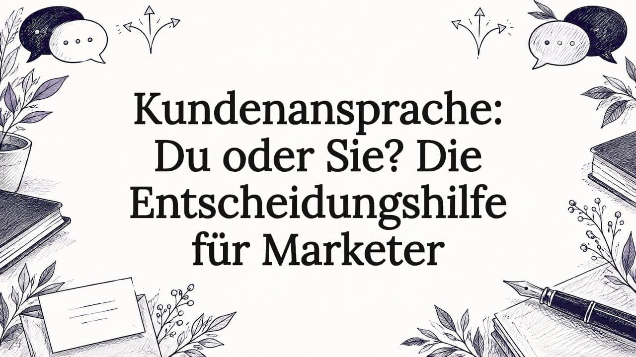 Kundenansprache: Du oder Sie? Die Entscheidungshilfe für Marketer
