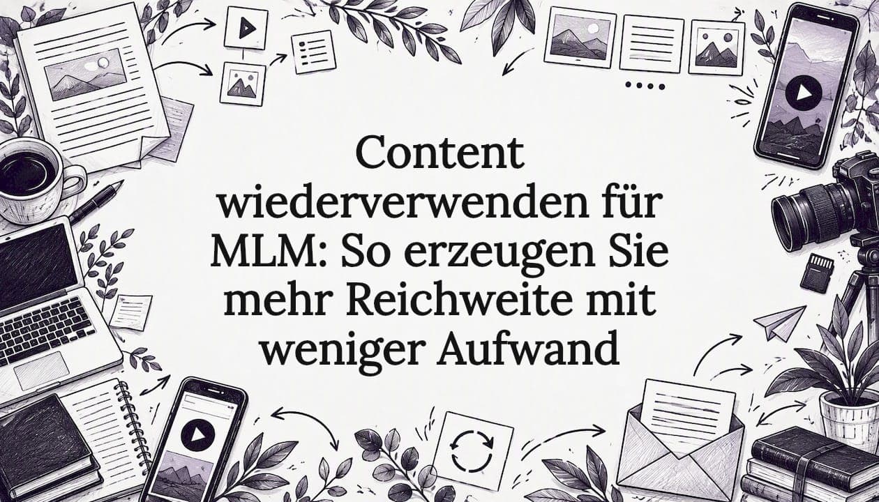 Content wiederverwenden für MLM: So erzeugen Sie mehr Reichweite mit weniger Aufwand