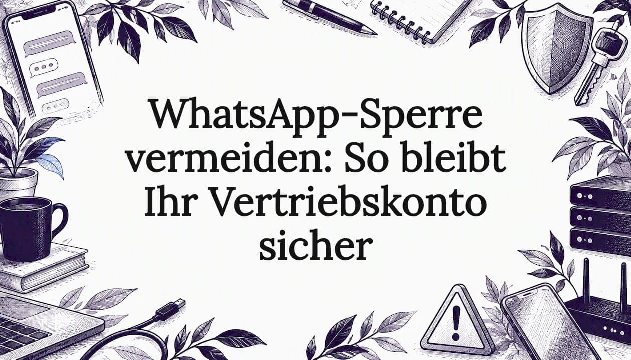 WhatsApp-Sperre vermeiden: So bleibt Ihr Vertriebskonto sicher